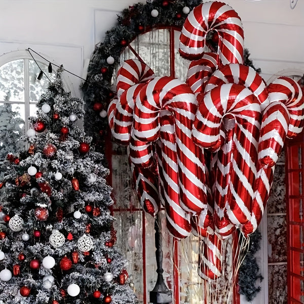 10pcs Christmas Cane Decorations