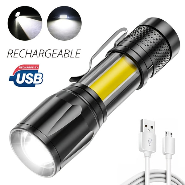 250LM USB Mini Led Flashlight