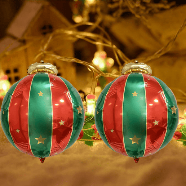 10pcs Christmas Theme Hanging Balloons